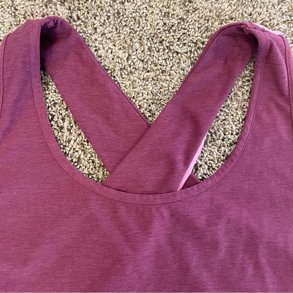 We Wander StitchFix WeFlex Gabbi Cross-Back Tank Top, Purple, Size XL - Picture 9 of 15